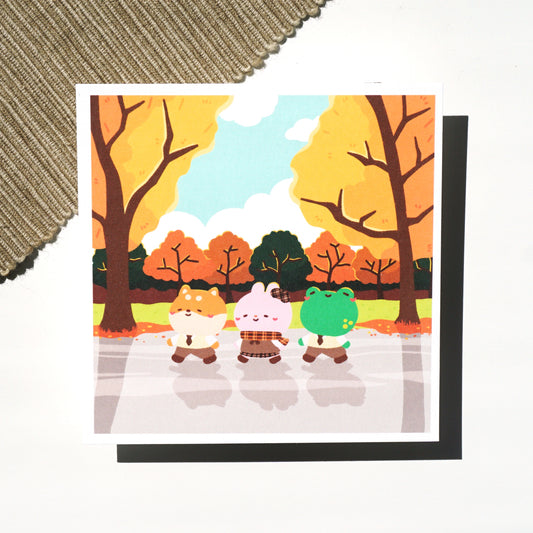 Autumn Trio Art Print
