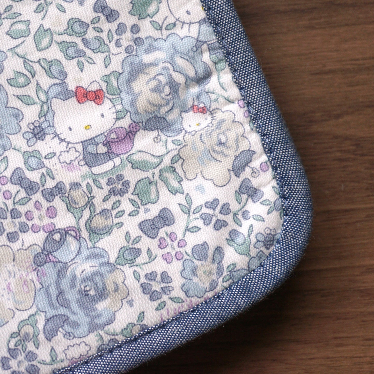 Blue Hello Kitty - 6 Slot Zipper
