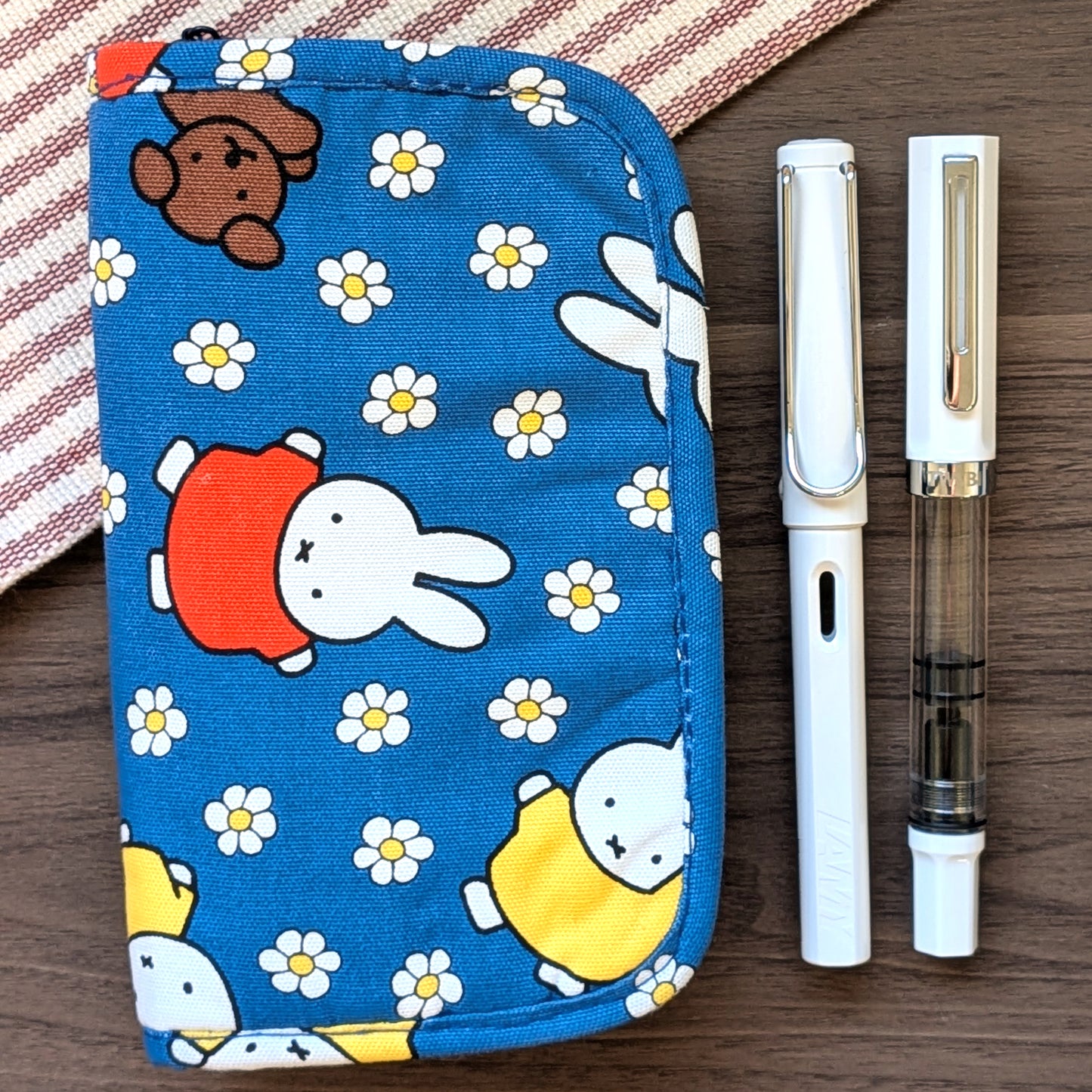 Blue Miffy - 6 Slot Zipper