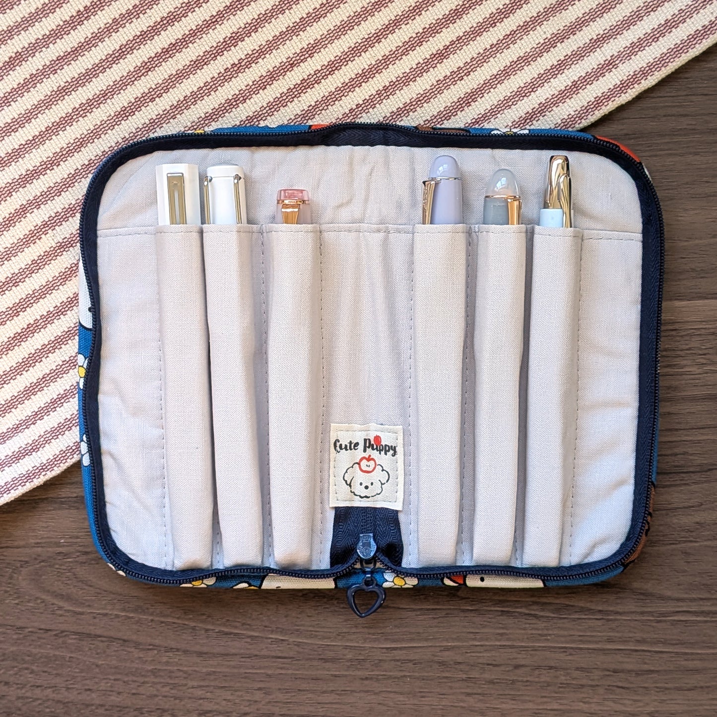 Blue Miffy - 6 Slot Zipper