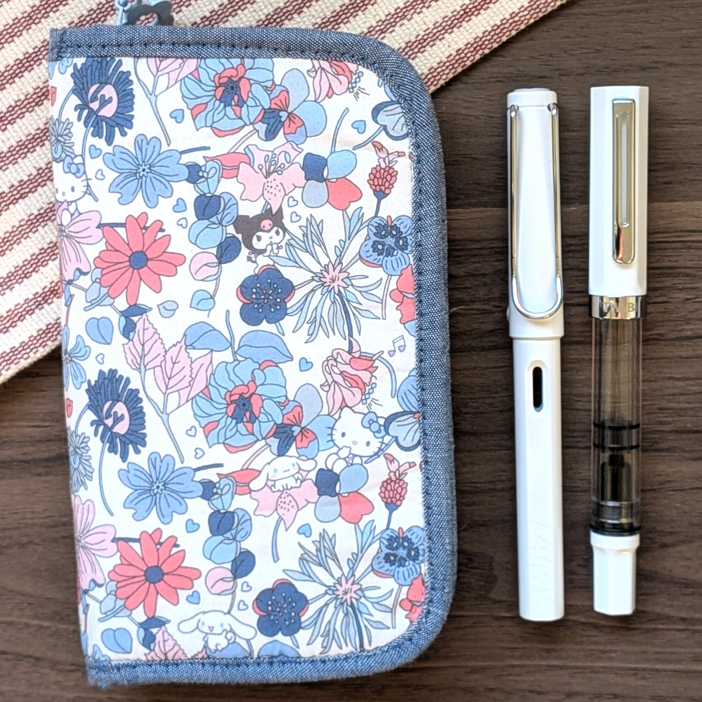 Blue Sanrio - 6 Slot Zipper