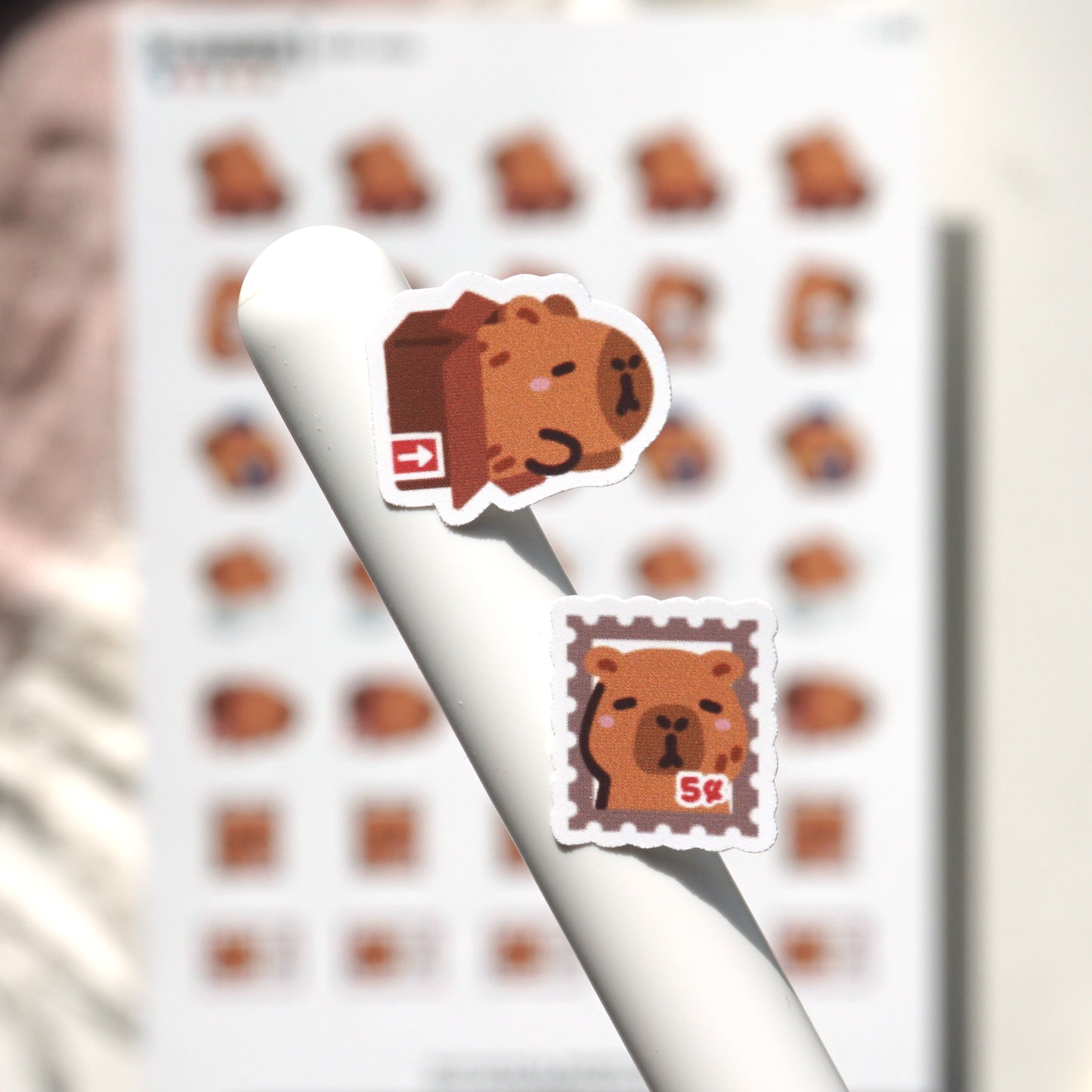 Capy-Mail Sticker Sheet
