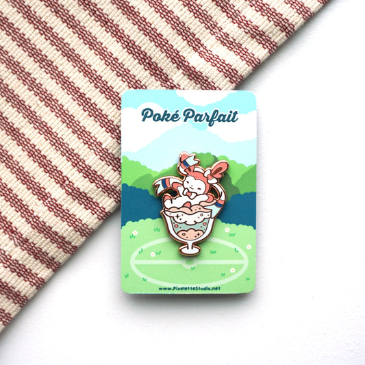 Poke Parfait - Cotton Candy - Enamel Pin