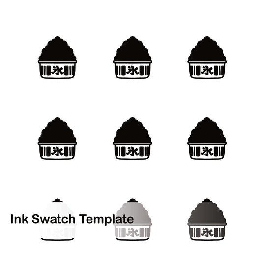 Ink Swatch Template - Kakigori