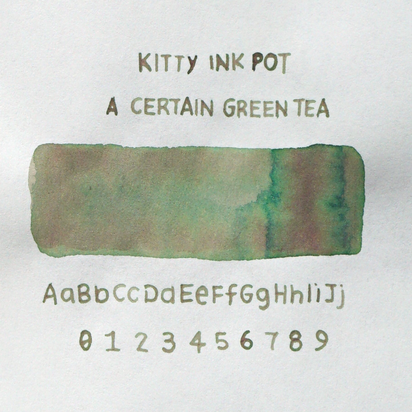 Kitty Ink Pot - A Certain Green Tea