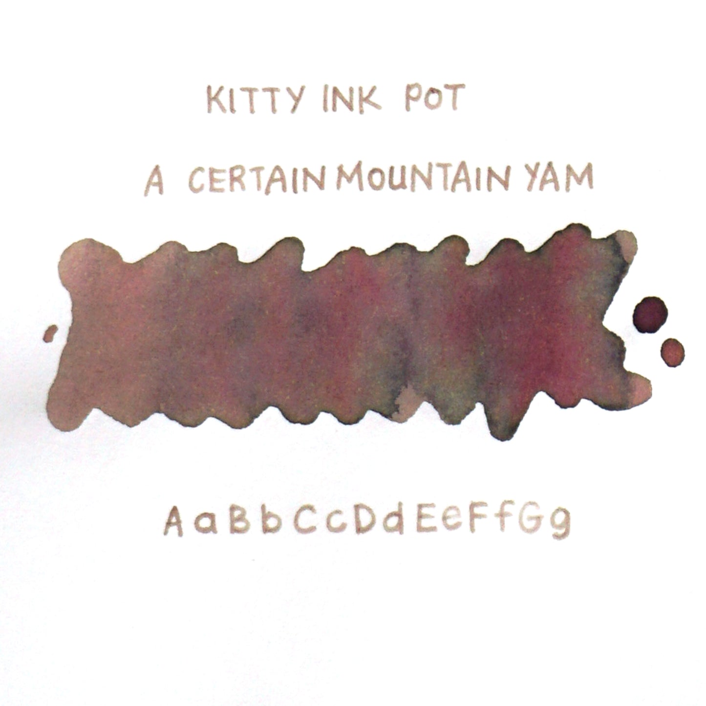 Kitty Ink Pot - A Certain Mountain Yam