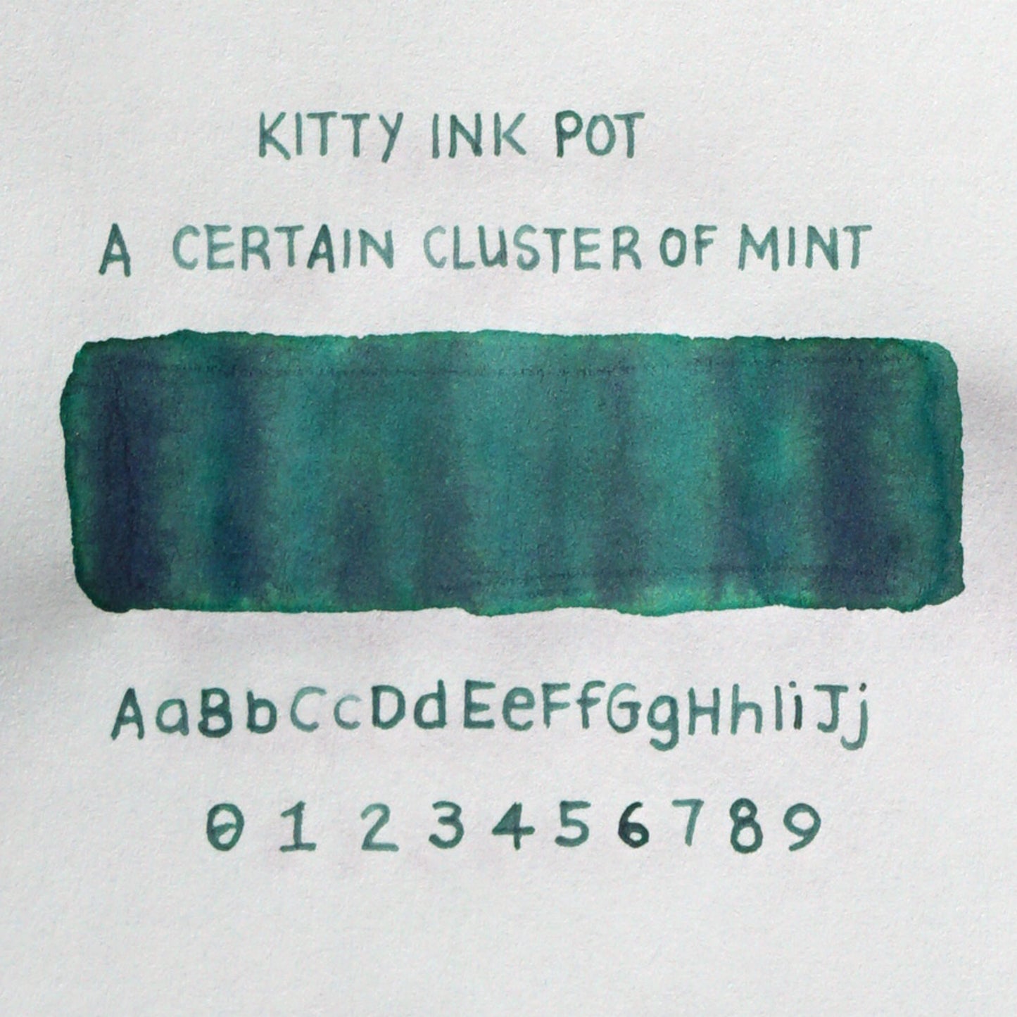 Kitty Ink Pot - A Certain Cluster of Mint