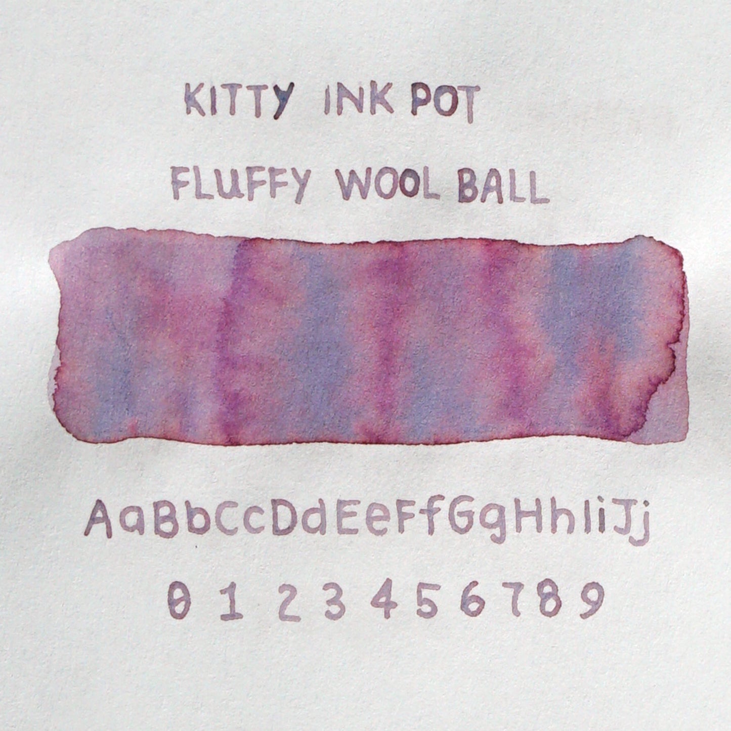 Kitty Ink Pot - Fluffy Wool Ball