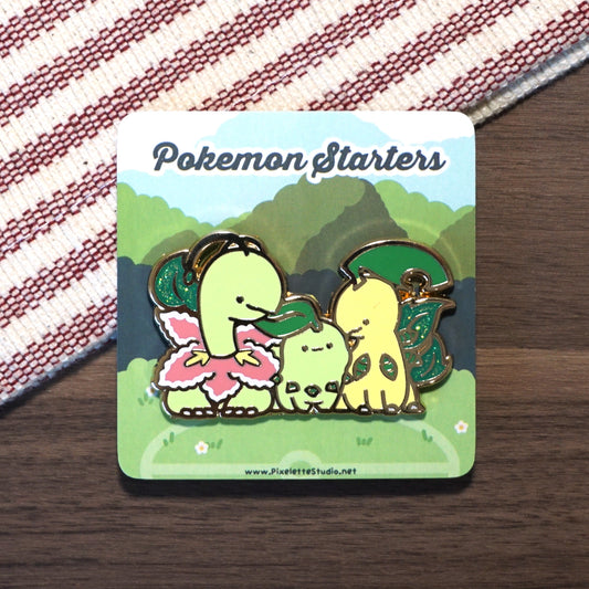 Poke Starters - Plant - Enamel Pin