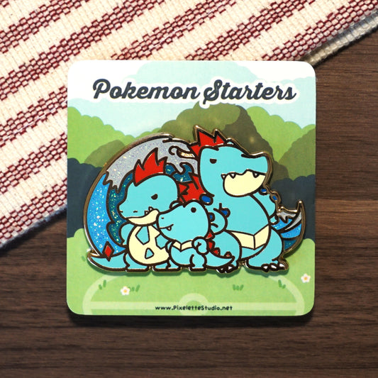 Poke Starters - Water - Enamel Pin