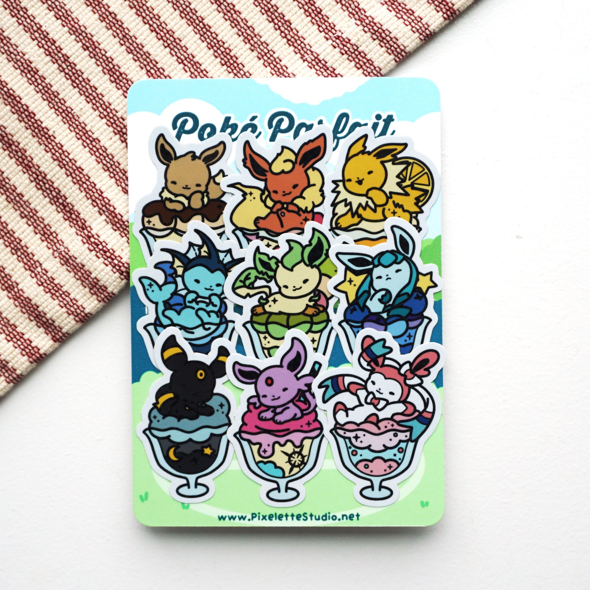 Poke Parfait - Parfait Sticker Pack – Pixelette Studio
