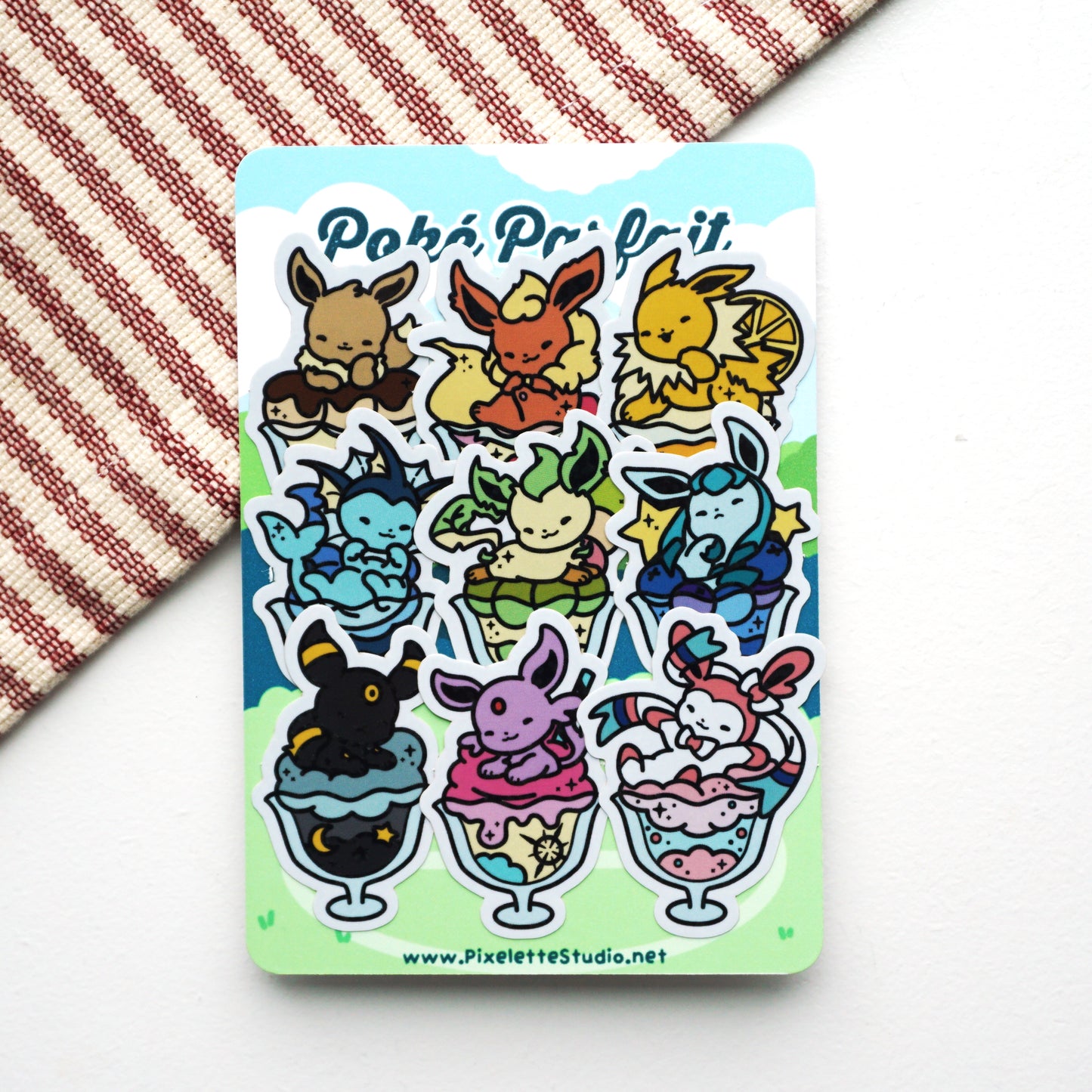 Poke Parfait - Parfait Sticker Pack