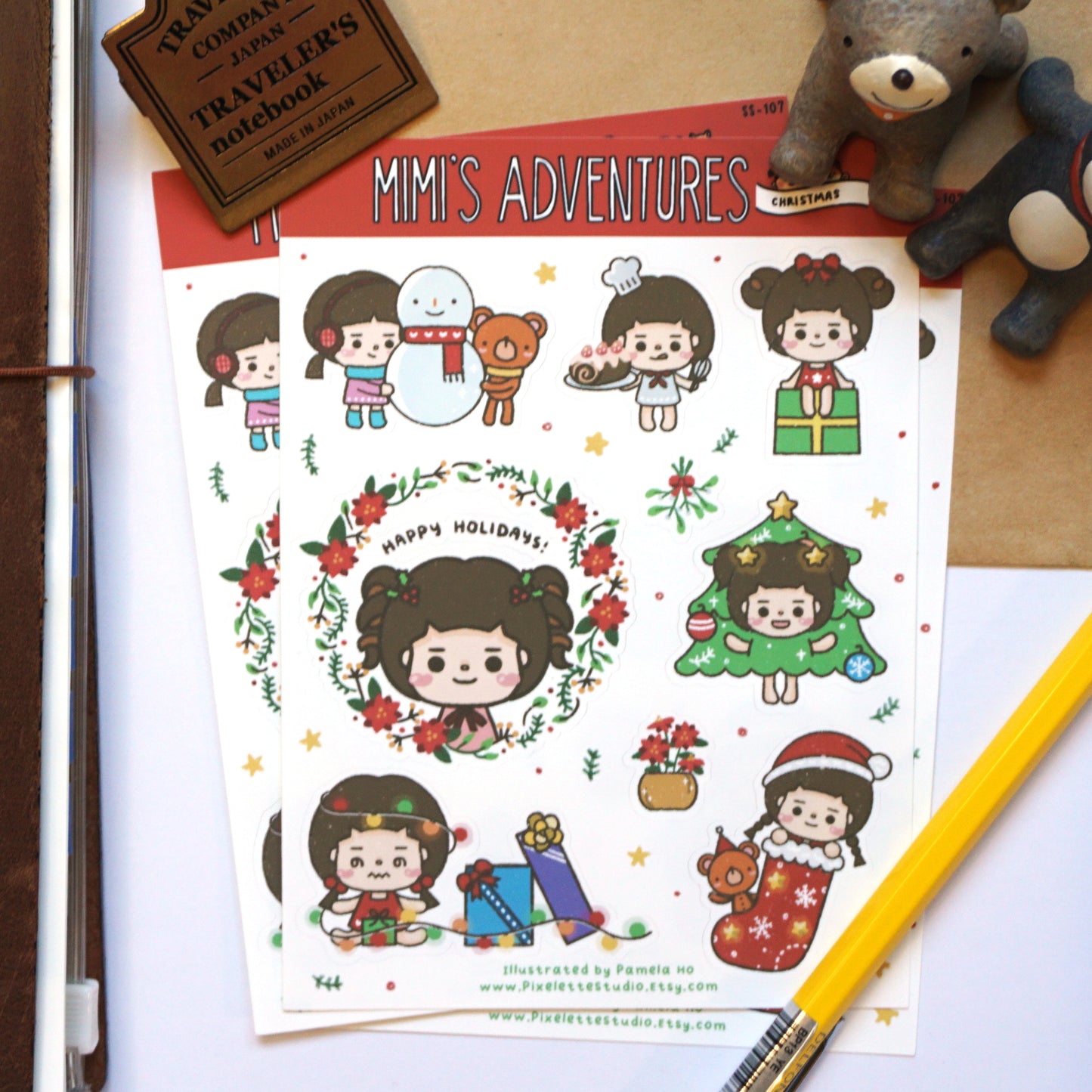 Christmas Sticker Sheet