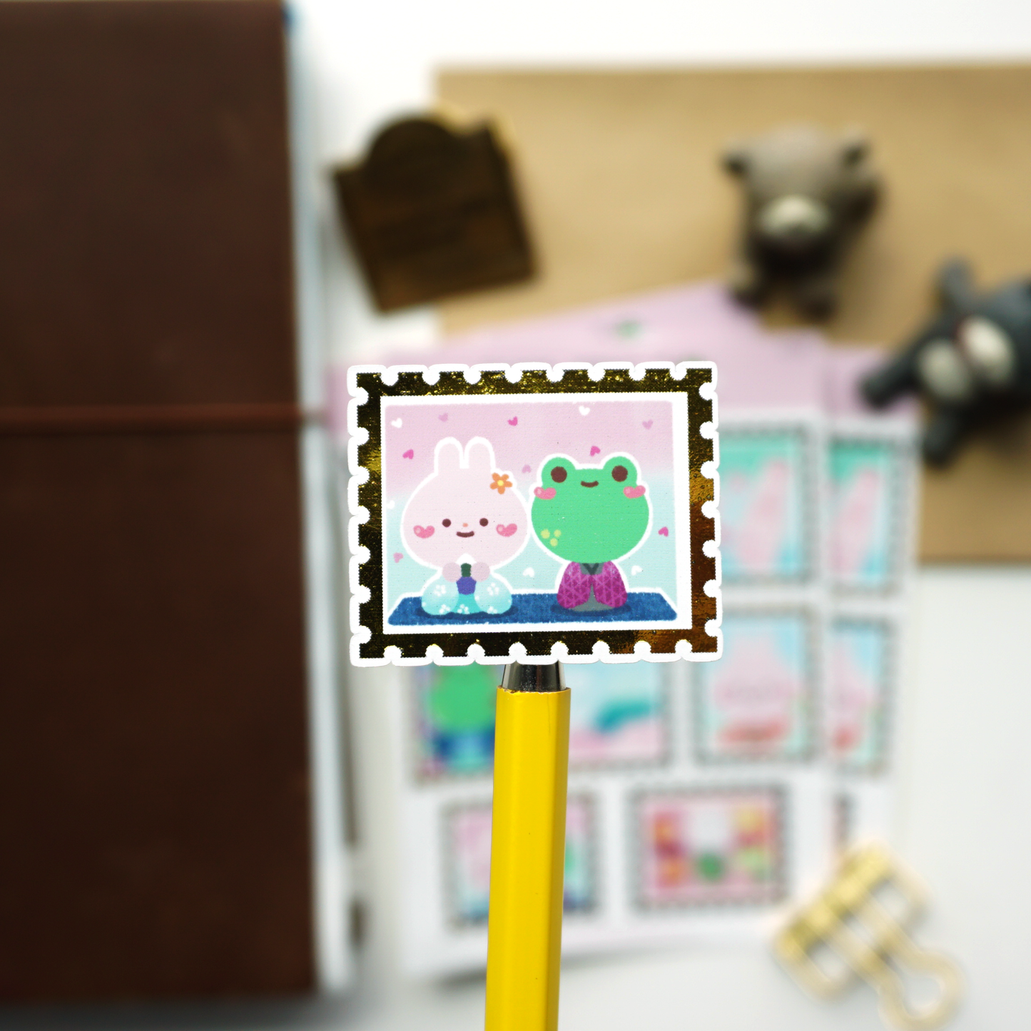 Hanami Stamp Sticker Sheet