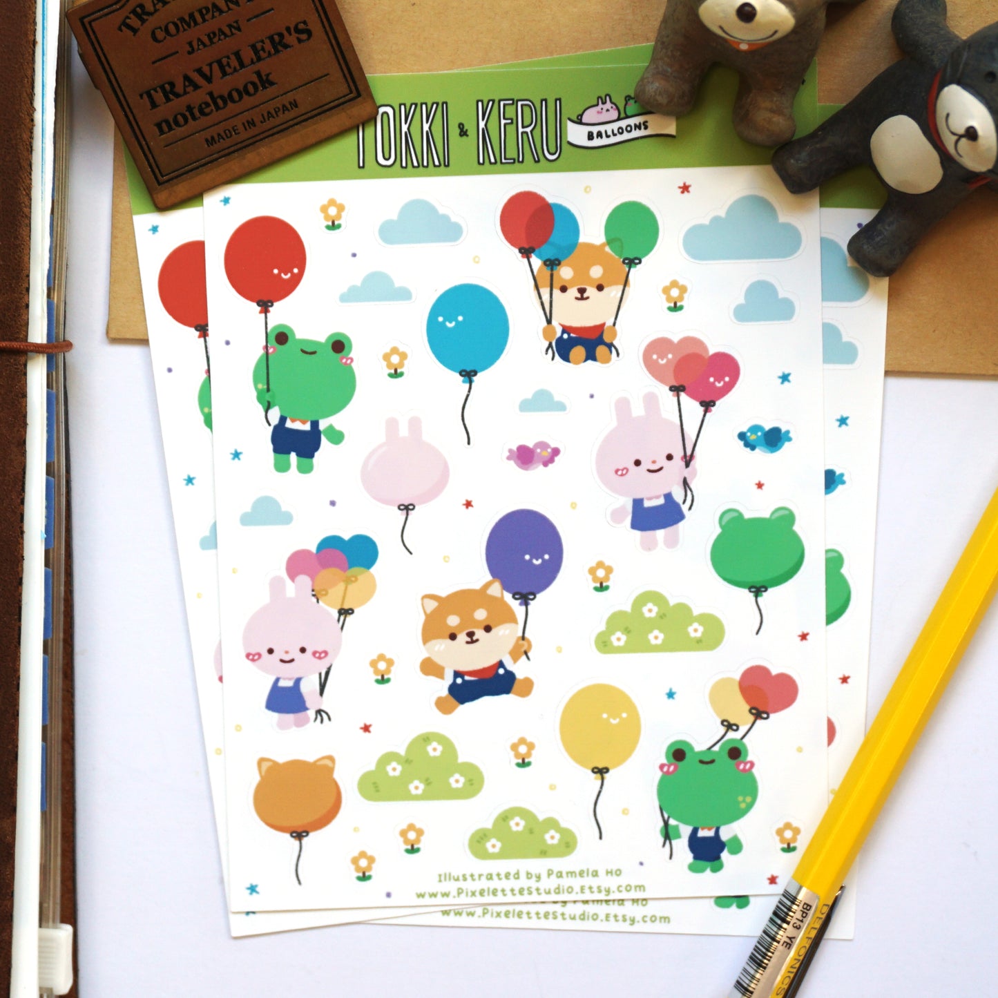 Balloons Sticker Sheet