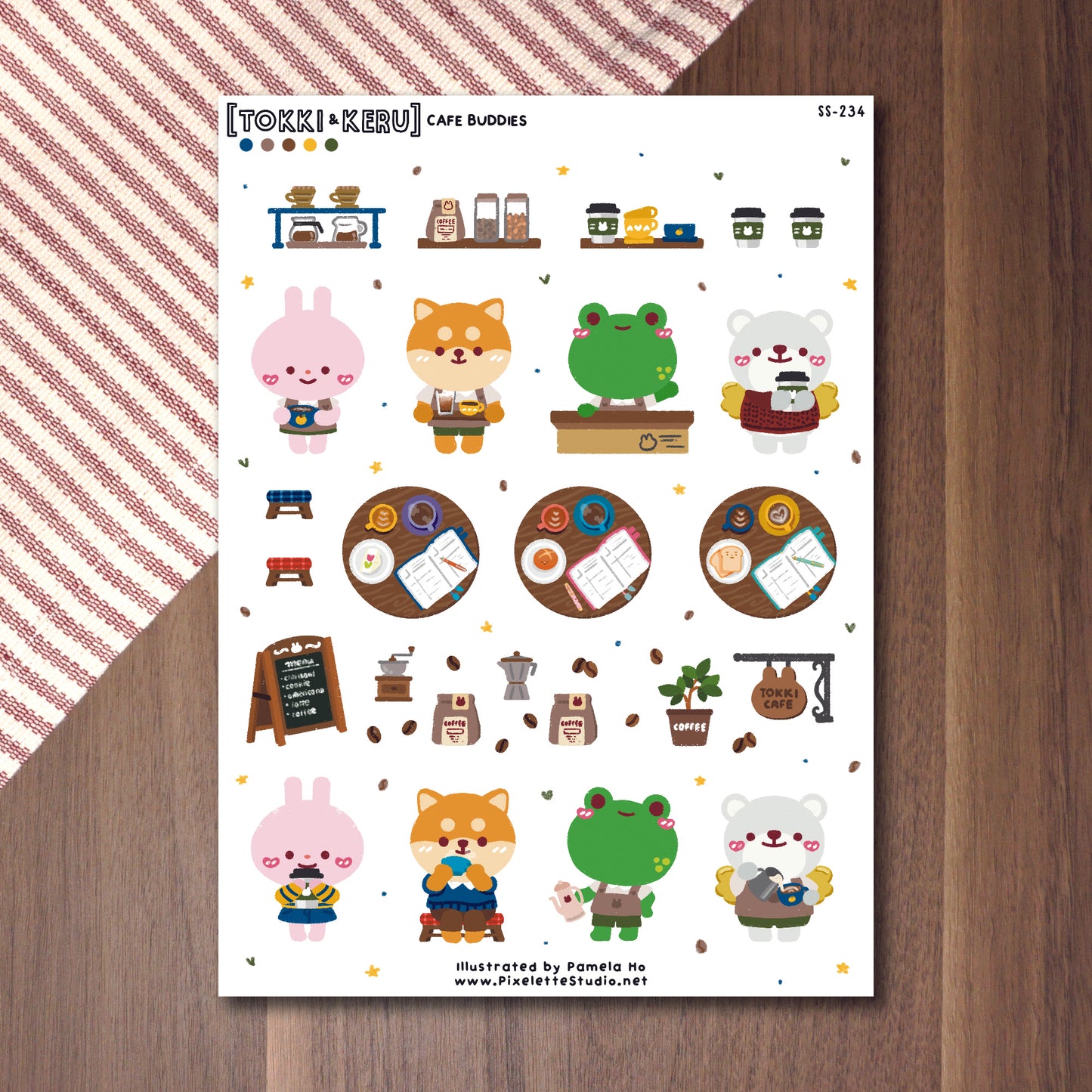 Coffee Days Sticker Sheet