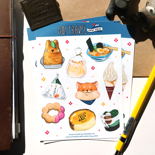 Japan Series - Tokyo Sticker Sheet