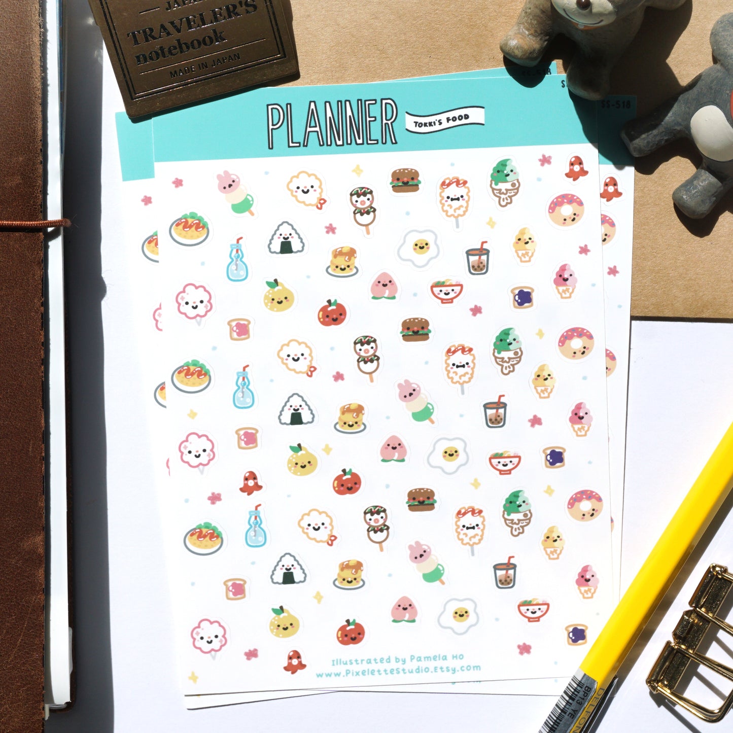 Tokki's Food Sticker Sheet