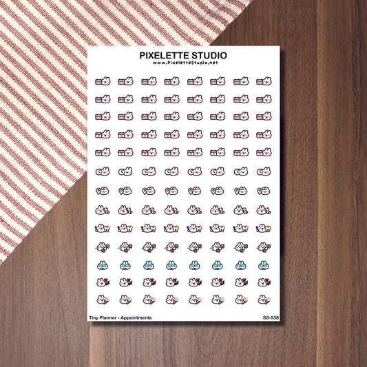 Tiny Planner Appointment Sticker Sheet