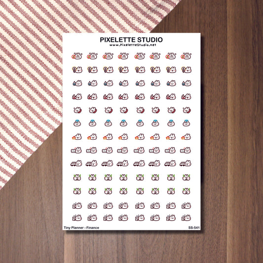 Tiny Planner Finance Sticker Sheet