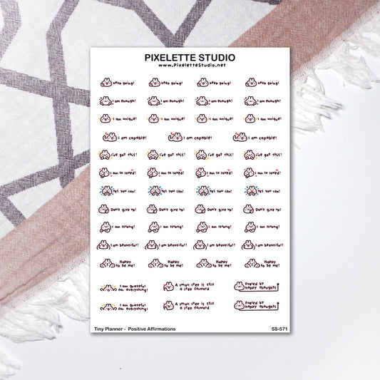 Tiny Planner Positive Affirmations