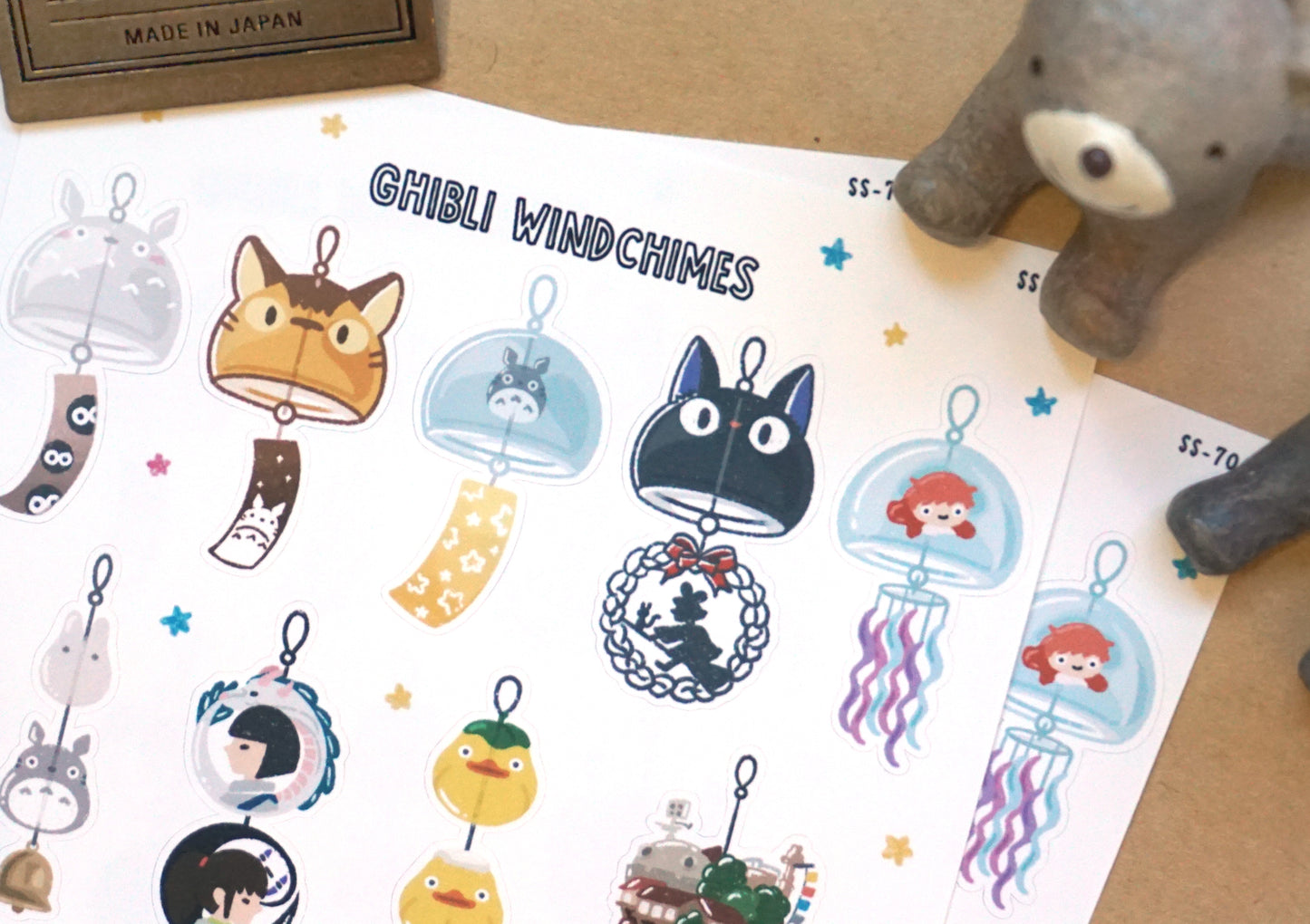 Studio Ghibli Windchimes Sticker Sheet