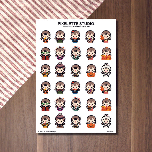 Autumn Days Sticker Sheet