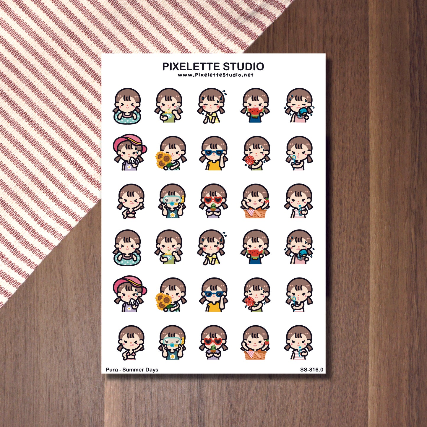 Summer Days Sticker Sheet