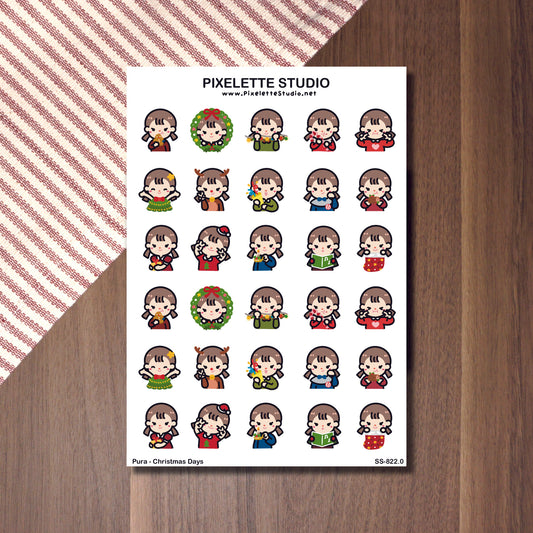 Christmas Days Sticker Sheet