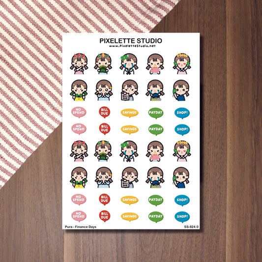 Finance Days Sticker Sheet