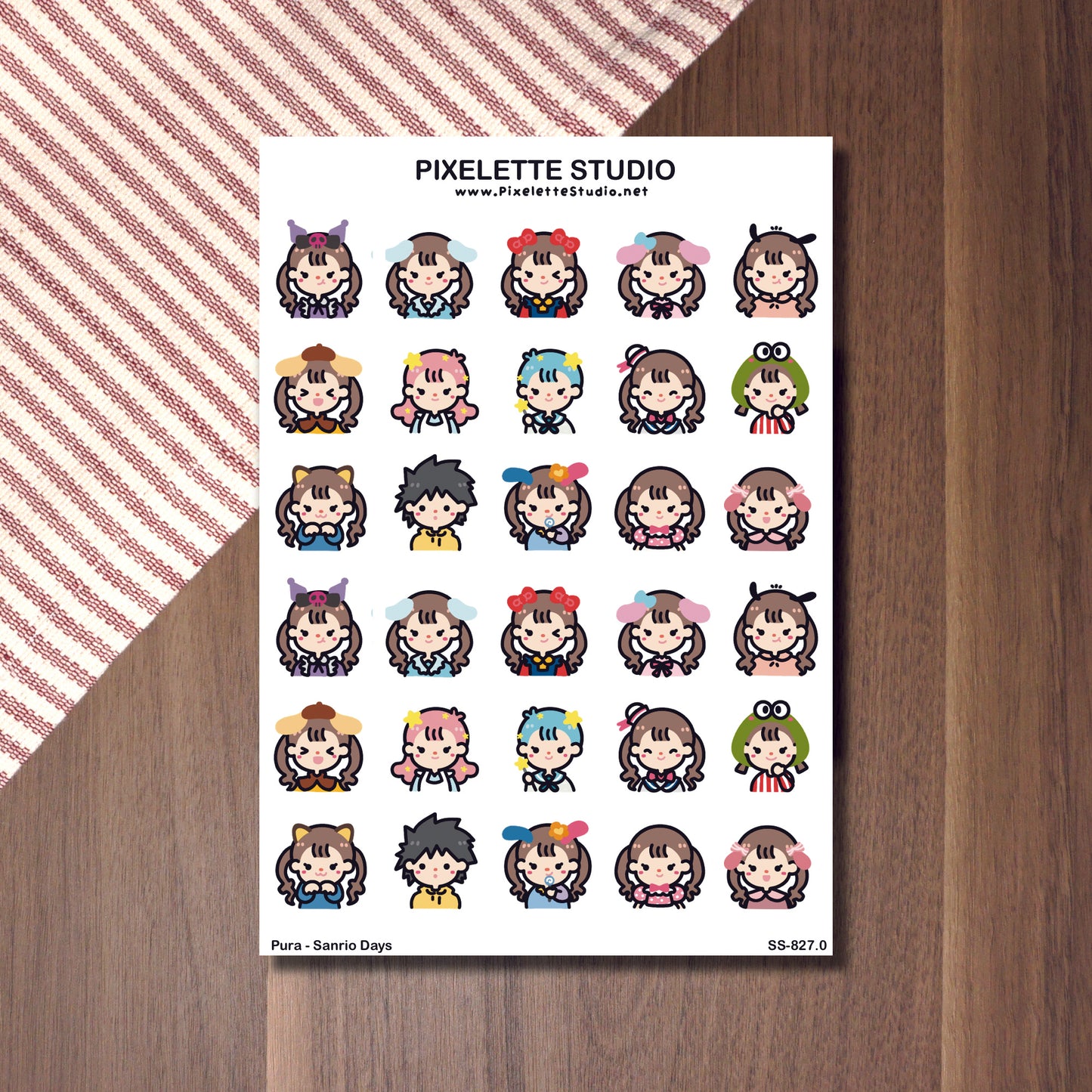 Sanrio Days Sticker Sheet