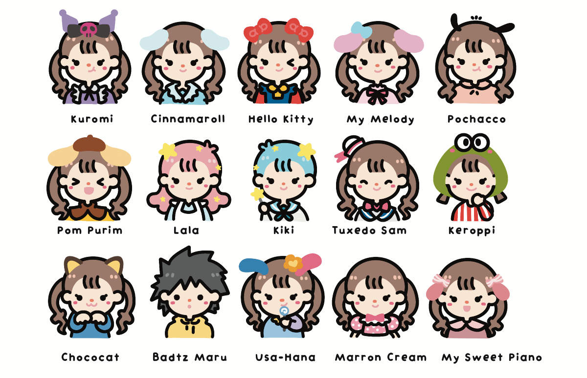 Sanrio Days Sticker Sheet