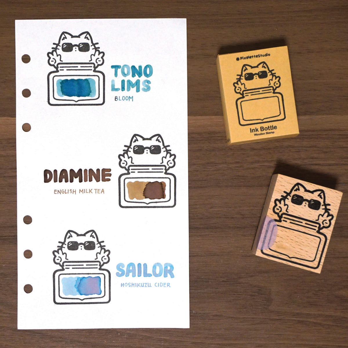 Ink Bottle Stamp