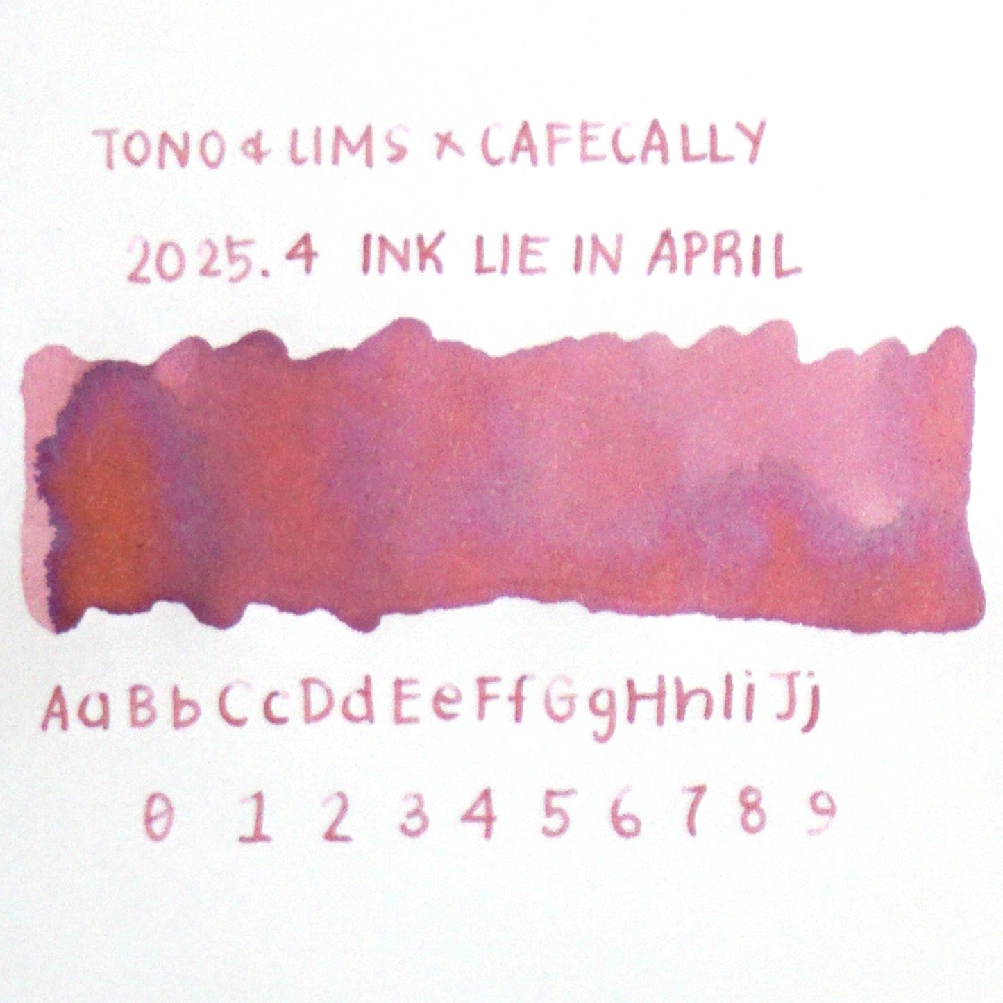 Tono & Lims x Cafecally - 2025.4 Ink Lie in April