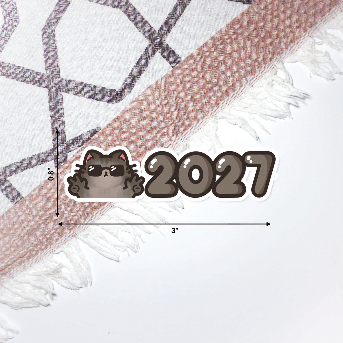 2027 Vinyl Sticker