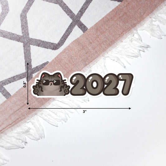 2027 Vinyl Sticker